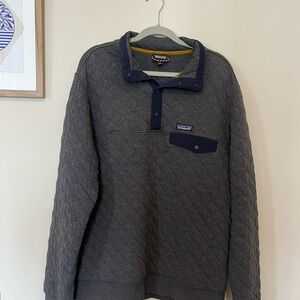 Patagonia Gray Quilted Men's Sweater